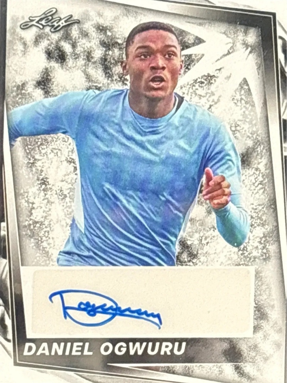 Leaf Daniel Ogwuru Autograph Soccer Trading Card